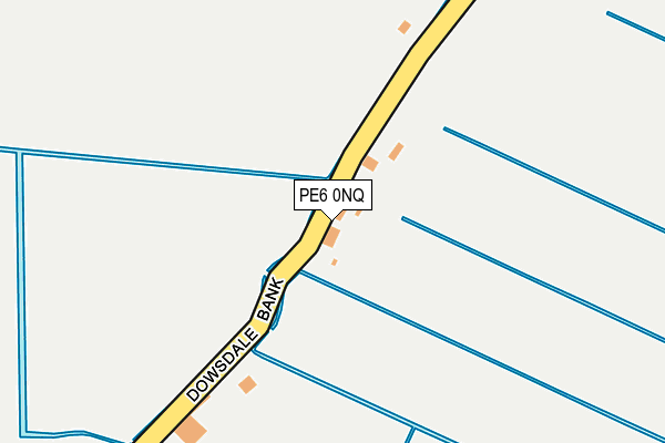 PE6 0NQ map - OS OpenMap – Local (Ordnance Survey)