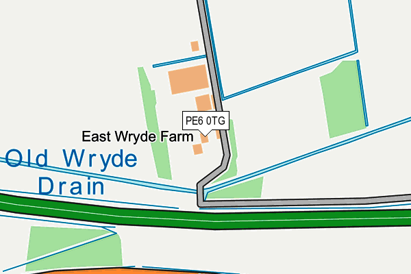 PE6 0TG map - OS OpenMap – Local (Ordnance Survey)