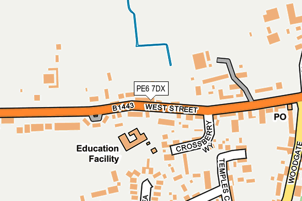 Map of A W D ENERGY LIMITED at local scale