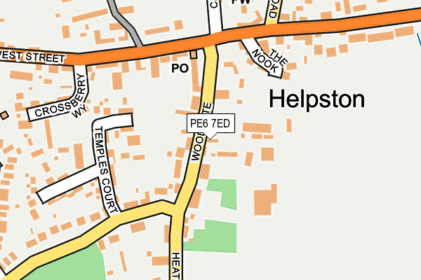 Map of JOHN CLARE (HELPSTON) LIMITED at local scale