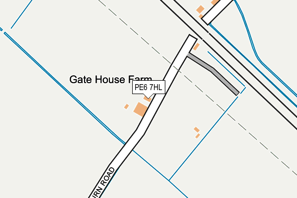 PE6 7HL map - OS OpenMap – Local (Ordnance Survey)