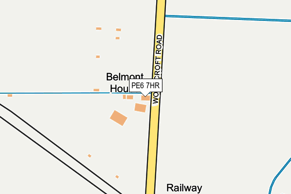 PE6 7HR map - OS OpenMap – Local (Ordnance Survey)