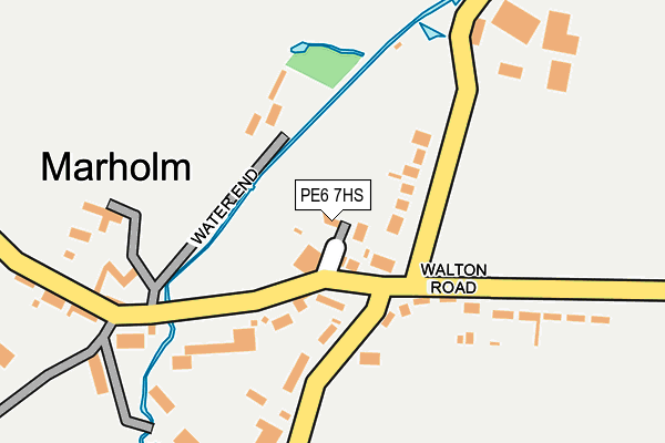 PE6 7HS map - OS OpenMap – Local (Ordnance Survey)