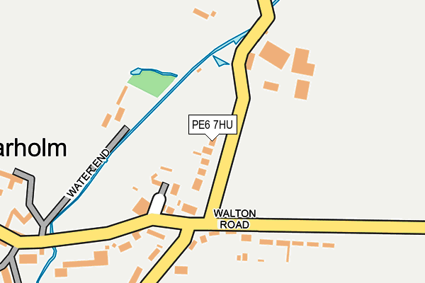 PE6 7HU map - OS OpenMap – Local (Ordnance Survey)