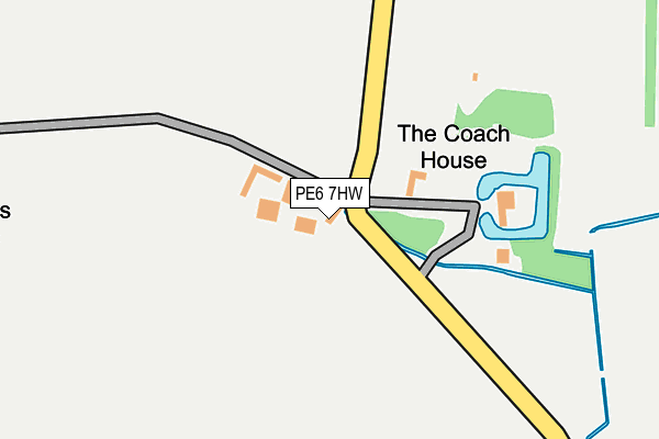 PE6 7HW map - OS OpenMap – Local (Ordnance Survey)