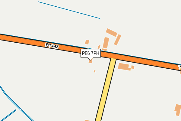 PE6 7PH map - OS OpenMap – Local (Ordnance Survey)