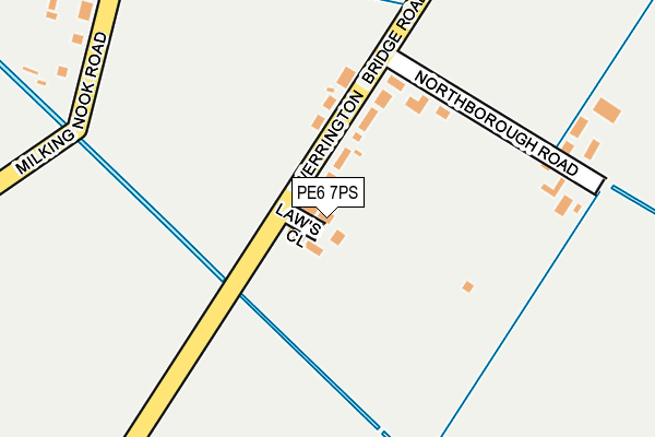 PE6 7PS map - OS OpenMap – Local (Ordnance Survey)