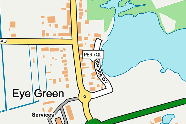 PE6 7QL map - OS OpenMap – Local (Ordnance Survey)