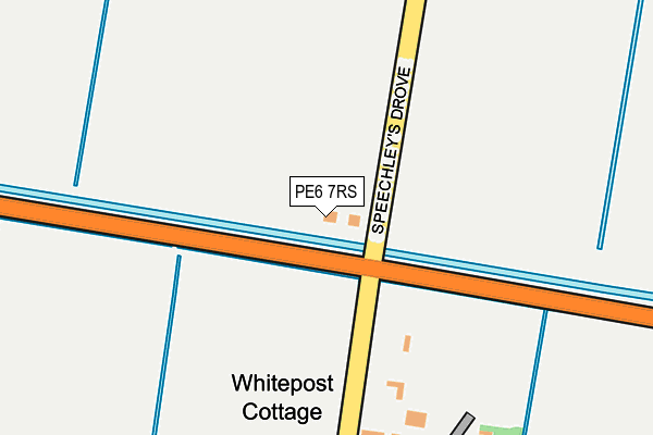 PE6 7RS map - OS OpenMap – Local (Ordnance Survey)