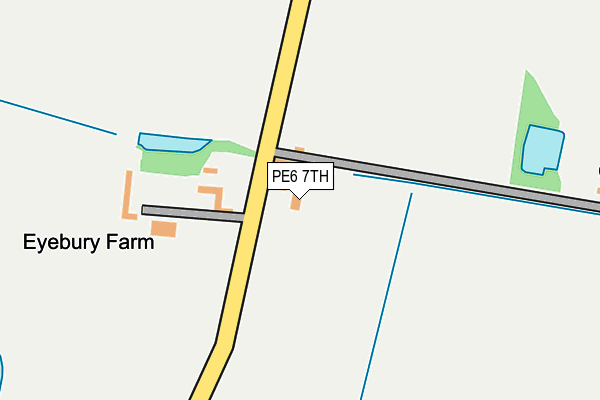 PE6 7TH map - OS OpenMap – Local (Ordnance Survey)