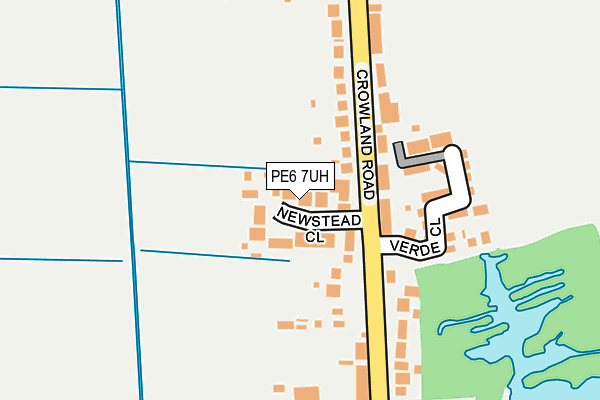 PE6 7UH map - OS OpenMap – Local (Ordnance Survey)