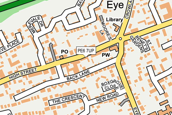 Map of EYE MOT SERVICE CENTRE LIMITED at local scale