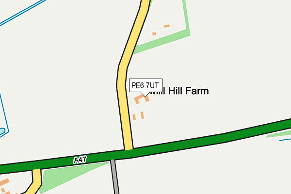 PE6 7UT map - OS OpenMap – Local (Ordnance Survey)
