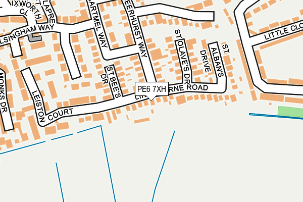 PE6 7XH map - OS OpenMap – Local (Ordnance Survey)