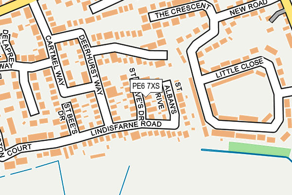 PE6 7XS map - OS OpenMap – Local (Ordnance Survey)