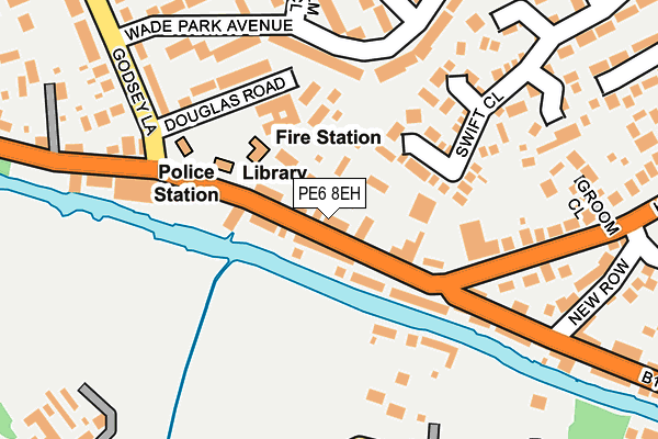PE6 8EH map - OS OpenMap – Local (Ordnance Survey)