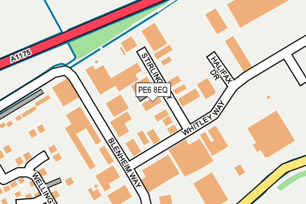 PE6 8EQ map - OS OpenMap – Local (Ordnance Survey)