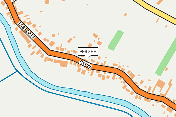 PE6 8HH map - OS OpenMap – Local (Ordnance Survey)