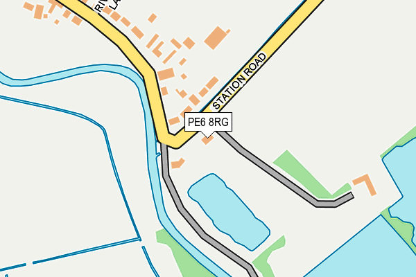 PE6 8RG map - OS OpenMap – Local (Ordnance Survey)