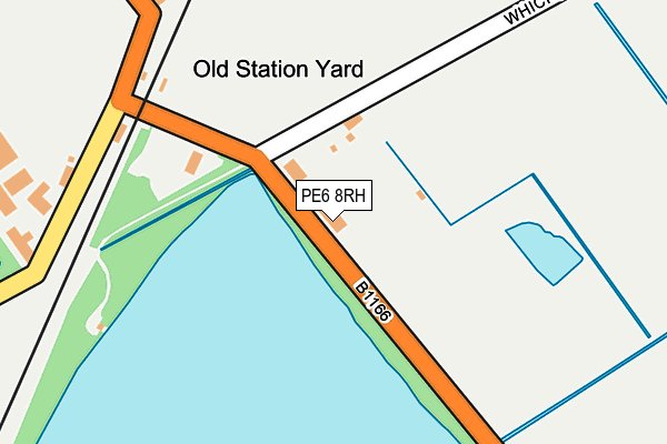 PE6 8RH map - OS OpenMap – Local (Ordnance Survey)