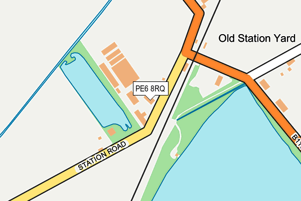 PE6 8RQ map - OS OpenMap – Local (Ordnance Survey)