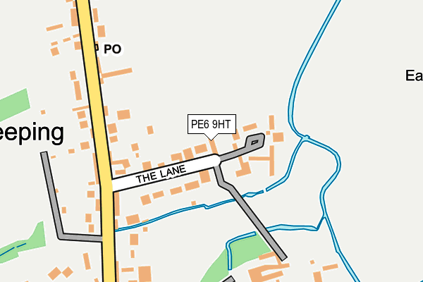 PE6 9HT map - OS OpenMap – Local (Ordnance Survey)