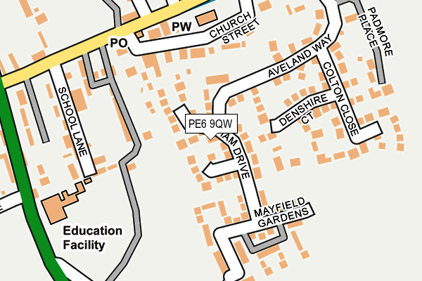 Map of KENMARK KITCHENS LTD at local scale