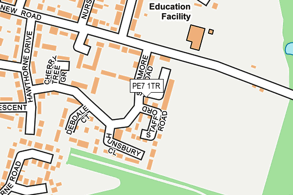 PE7 1TR map - OS OpenMap – Local (Ordnance Survey)