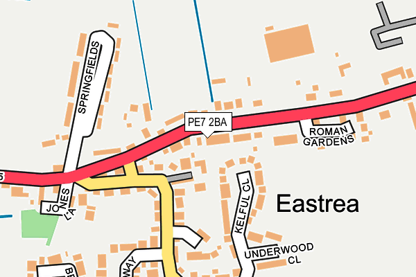 Map of JVD TRANSPORT LTD at local scale