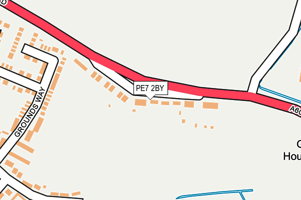 PE7 2BY map - OS OpenMap – Local (Ordnance Survey)