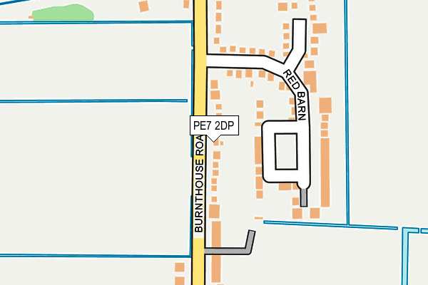 PE7 2DP map - OS OpenMap – Local (Ordnance Survey)
