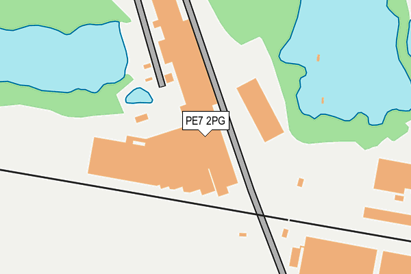 PE7 2PG map - OS OpenMap – Local (Ordnance Survey)