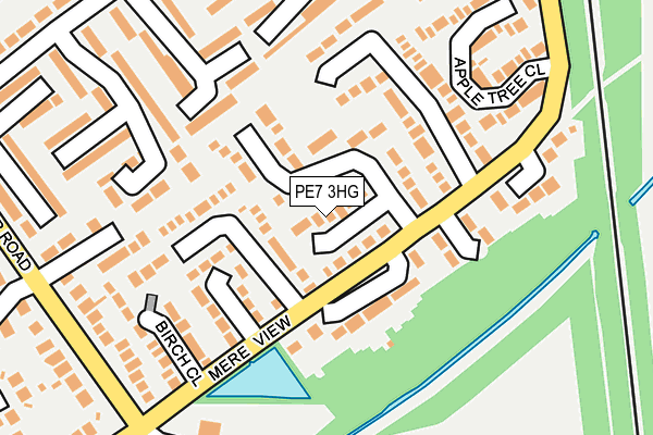 PE7 3HG map - OS OpenMap – Local (Ordnance Survey)