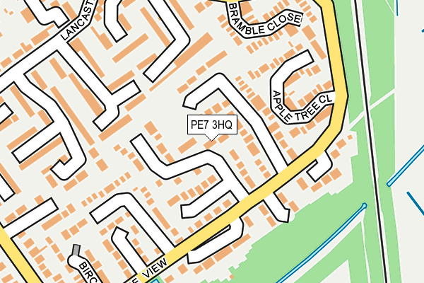 PE7 3HQ map - OS OpenMap – Local (Ordnance Survey)