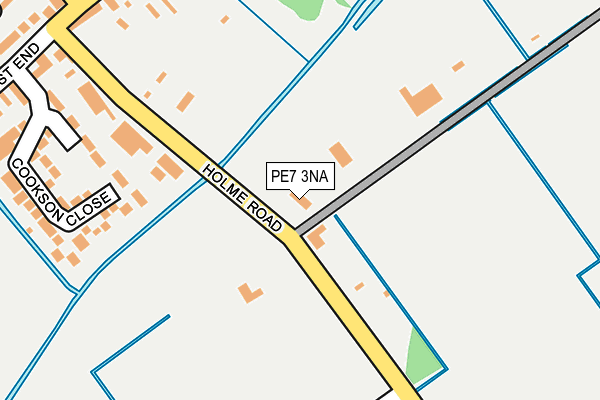 PE7 3NA map - OS OpenMap – Local (Ordnance Survey)