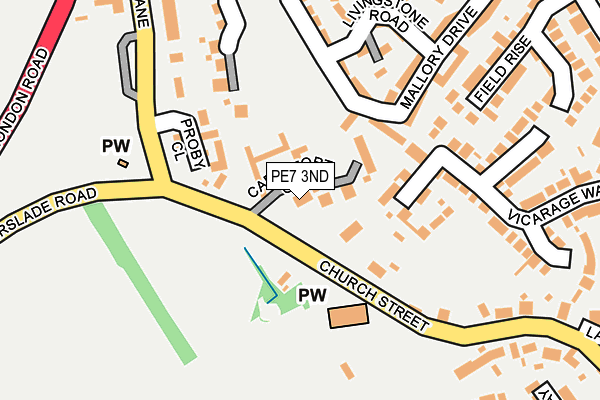 PE7 3ND map - OS OpenMap – Local (Ordnance Survey)