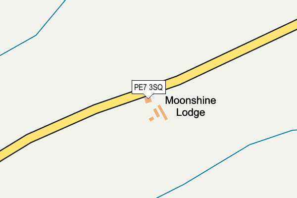 PE7 3SQ map - OS OpenMap – Local (Ordnance Survey)