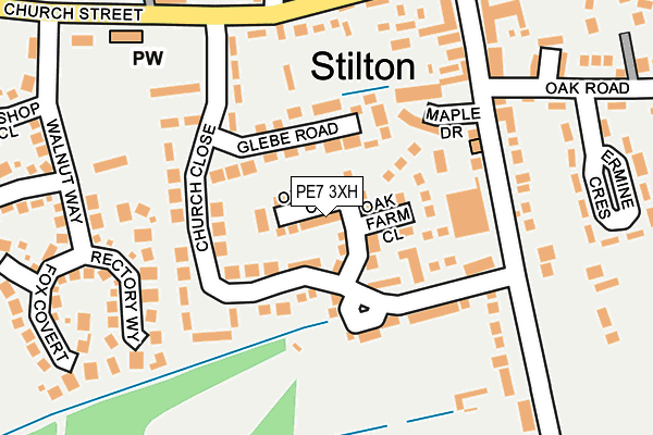 Map of CAROLINE LETTINGS LIMITED at local scale