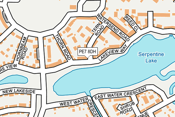 PE7 8DH map - OS OpenMap – Local (Ordnance Survey)