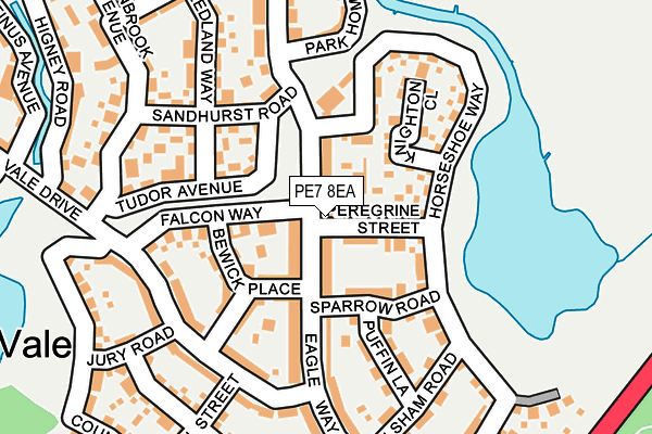 PE7 8EA map - OS OpenMap – Local (Ordnance Survey)
