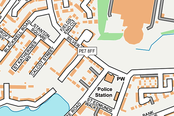 PE7 8FF map - OS OpenMap – Local (Ordnance Survey)