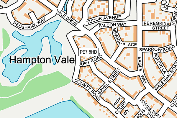 PE7 8HD map - OS OpenMap – Local (Ordnance Survey)