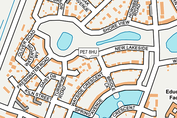 PE7 8HU map - OS OpenMap – Local (Ordnance Survey)