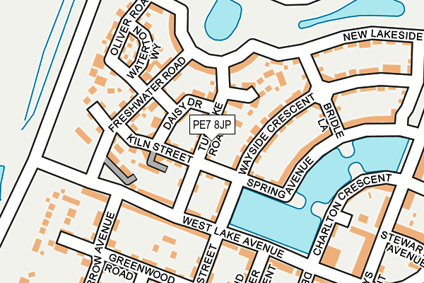 PE7 8JP map - OS OpenMap – Local (Ordnance Survey)