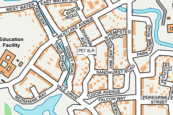 PE7 8LR map - OS OpenMap – Local (Ordnance Survey)