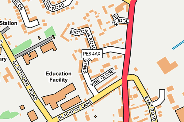 Map of THE CYCLE TECHNICIAN LTD at local scale