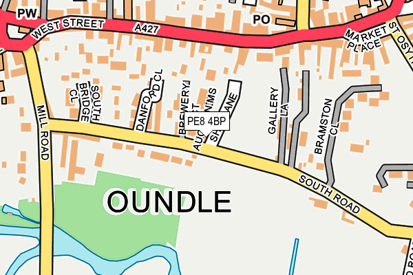 PE8 4BP map - OS OpenMap – Local (Ordnance Survey)