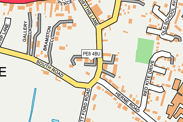 PE8 4BU map - OS OpenMap – Local (Ordnance Survey)