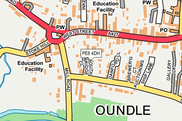 PE8 4DH map - OS OpenMap – Local (Ordnance Survey)