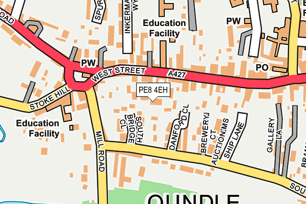 PE8 4EH map - OS OpenMap – Local (Ordnance Survey)